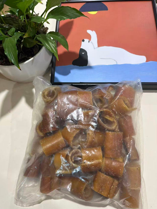Pork Skin Roll 1kg 100% Australian Natural Dog Treats Free Post