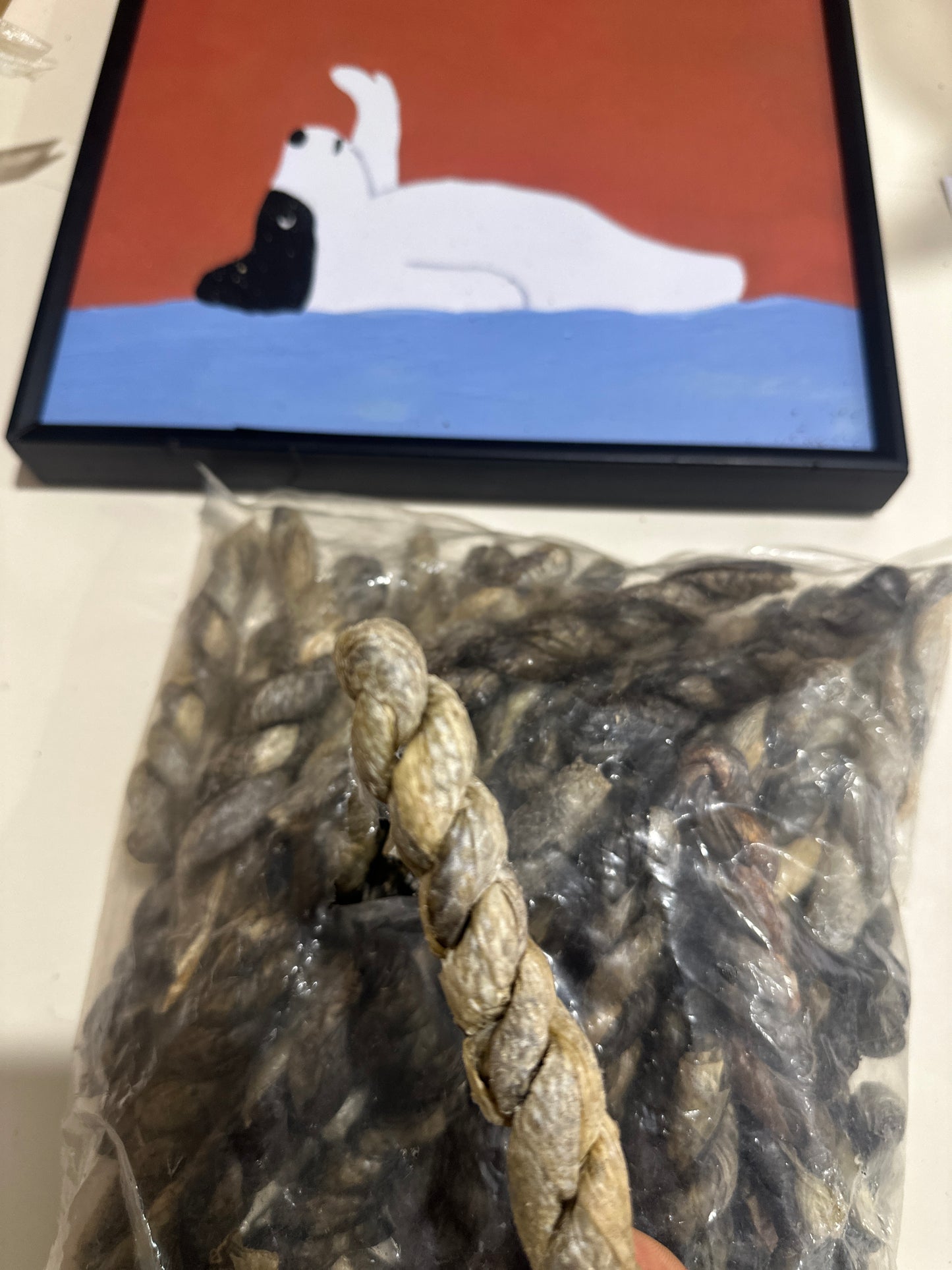 Shark Skin Rolls (1kg) 100% Australian Natural Dog Treats Free Post