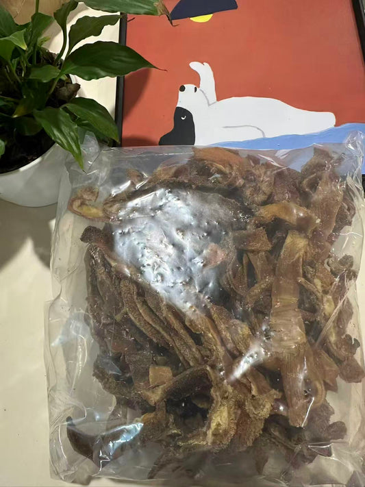 Beef Tripe Strips (1kg) 100% Australian Natural Dog Treats Free Post, nutrient-rich dog treats in a clear bag.