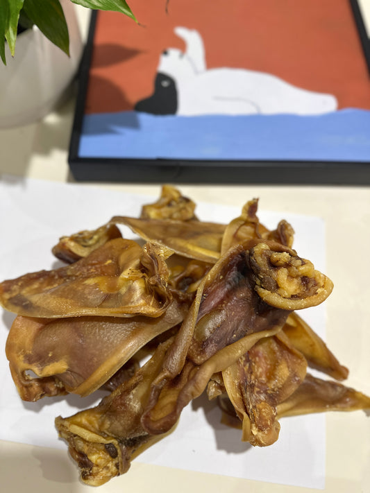 Half Pig Ears  50 pack 100% Australian, Natural & Healthy Dog Treats Free Post