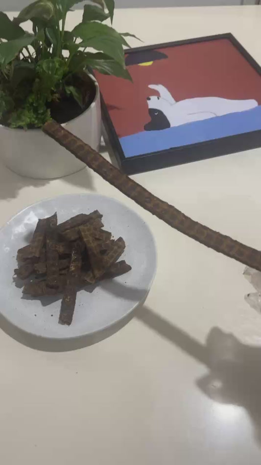 Lamb Strips (1kg) 100% Australian Natrual dog treats Free Post